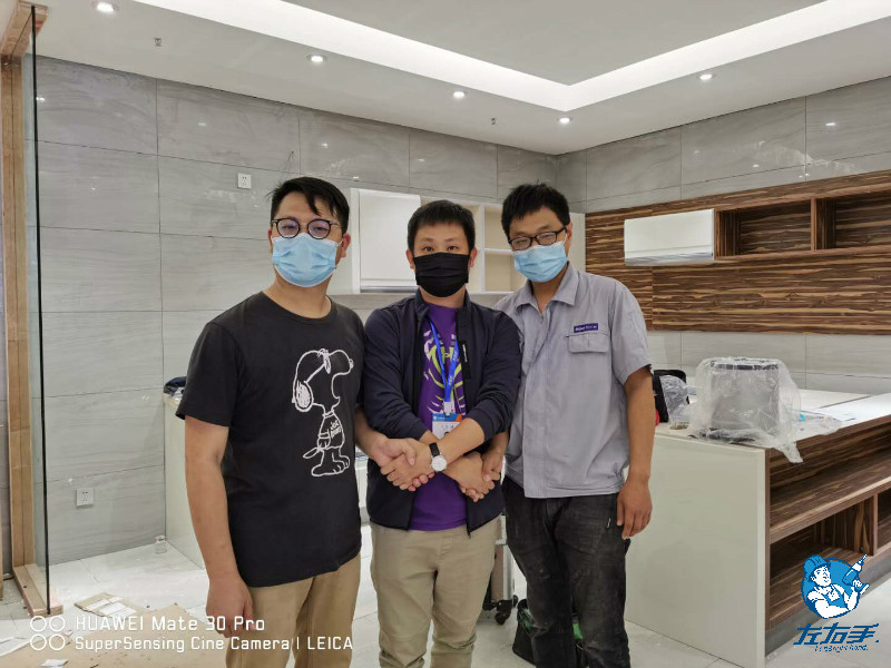 廣西左右手安裝案例|堅持左右手服務(wù)理念：服務(wù)一家，滿意一家！